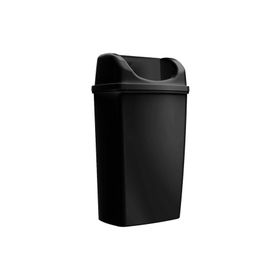 Rulopak 603306 Duvara Monte Plastik 50 lt Siyah Çöp Kovası