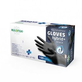 Rulopak 800121 100'lü S Beden Siyah Çok Amaçlı Eldiven