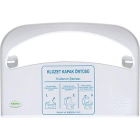 Rulopak Beyaz Klozet Kapak Örtüsü Dispenseri