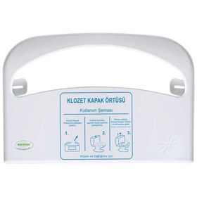 Rulopak Beyaz Klozet Kapak Örtüsü Dispenseri