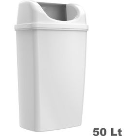 Rulopak Duvara Monte 50 lt Beyaz Çöp Kovası