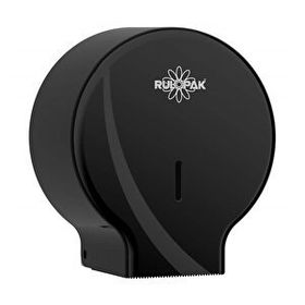 Rulopak Modern Mini Jumbo Siyah Beyaz Tuvalet Kağıdı Dispenseri