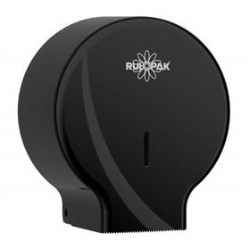 Rulopak Modern Mini Jumbo Siyah Beyaz Tuvalet Kağıdı Dispenseri