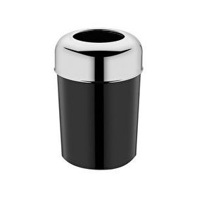Rulopak Pota Kapak Krom 15 lt Çöp Kovası
