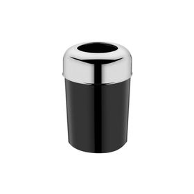 Rulopak Pota Kapak Krom 15 lt Çöp Kovası