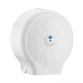 Rulopak R-1310 Transparan Beyaz Modern Mini Jumbo Tuvalet Kağıdı Dispenseri