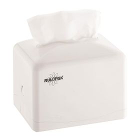 Rulopak R-1332 Beyaz Tek Çek Mini Masaüstü Peçete Dispenseri