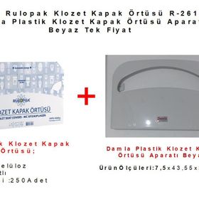 Rulopak R-2613 250'li Klozet Kapak Örtüsü