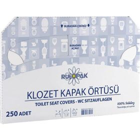 Rulopak R-2613 250'li Klozet Kapak Örtüsü
