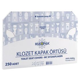 Rulopak R-2613 250'li Klozet Kapak Örtüsü