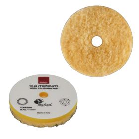 Rupes Orta 80 mm Sarı Yün Polisaj Pedi