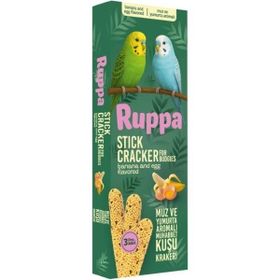 Ruppa Muz Aromalı 3'lü Muhabbet Kuşu Krakeri