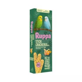 Ruppa Muz Aromalı 3'lü Muhabbet Kuşu Krakeri