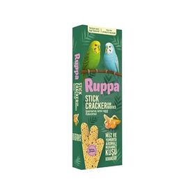 Ruppa Muz Aromalı 3'lü Muhabbet Kuşu Krakeri