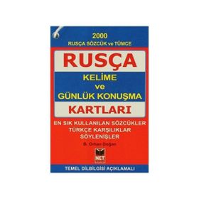 Rusça Kelime ve Günlük Konuşma Kartları - Bekir Orhan Doğan