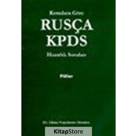 Rusça KPDS Konulara Göre Hazırlık Soruları Fiiller - Elena Napolnova Demiriz