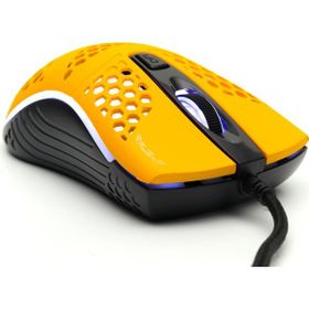 Rush RM02 Rgb Aydınlatmalı 1600DPI Sarı Oyuncu Mouse