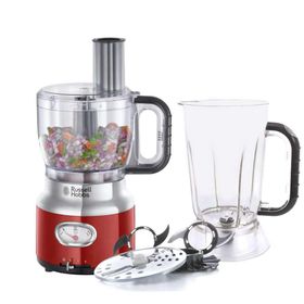 Russell Hobbs 25180-56 Retro Kırmızı Mutfak Robotu