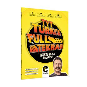Rüştü Hoca Tyt Türkçe Full Tekrar Video Ders Kitabi - F10 Yayınları