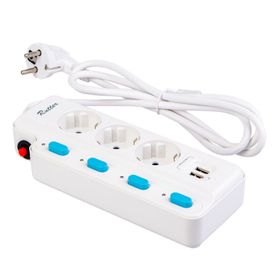 Rutter FRA-105U 1.5 m 16 A /4000 Akım Korumalı Usb Grup Priz