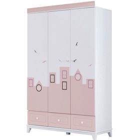 Ruum Store City Montessori 3 Kapaklı Pembe Gardırop