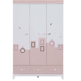 Ruum Store City Montessori 3 Kapaklı Pembe Gardırop