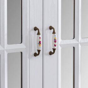 Ruum Store Country West 6 Kapaklı 2 Çekmeceli Aynalı Mdf Beyaz Gardırop