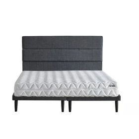 Ruum Store Violet Yatak Seti 160x200 cm Çift Kişilik Yatak Baza Başlık Takımı Orta Sert Yatak Mor Baza ve Başlığı