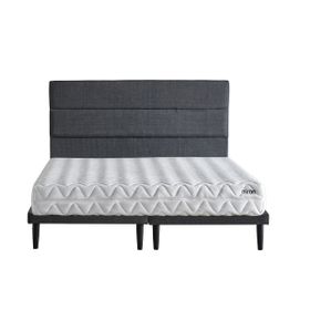 Ruum Store Violet Yatak Seti 160x200 cm Çift Kişilik Yatak Baza Başlık Takımı Orta Sert Yatak Mor Baza ve Başlığı