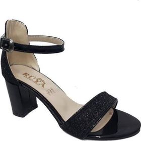 Rüya 010-1 Simli Rugan Tek Bantlı Fashion Kadın Sandalet