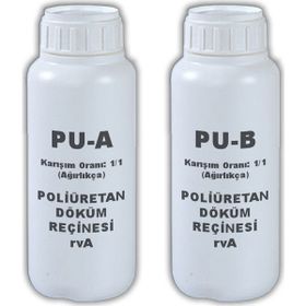 RVA Sıvı Plastik 1 kg Poliüretan Döküm Reçinesi