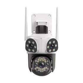 RXR C13-WF Wi-Fi Dış Ortam 3 Lensli 3+3+3 MP 360 Derece PTZ Gece Görüşlü Akıllı Güvenlik Kamerası