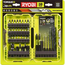 Ryobi RAK38DSDI2 38 Parça Vidalama ve Delme Uç Seti