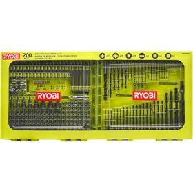 Ryobi RAKDD200 200 Parça Delme ve Vidalama Seti