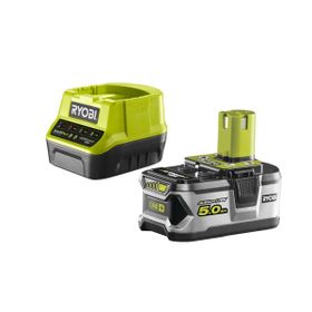 Ryobi RC18120150 18Volt 5.0 Ah Li-Ion Yedek Akü ve Akü Şarj Cihazı