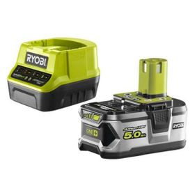Ryobi RC18120150 18Volt 5.0 Ah Li-Ion Yedek Akü ve Akü Şarj Cihazı