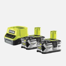 Ryobi RC18120240 18 V 4.0 AH Li-ion Yedek 2 Akü ve Akü Şarj Cihazı