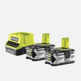 Ryobi RC18120240 18 V 4.0 AH Li-ion Yedek 2 Akü ve Akü Şarj Cihazı