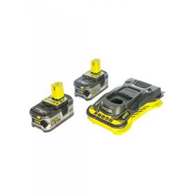 Ryobi RC18150-250 18 V 5Ah Çift Akülü Şarj Cihazı Set