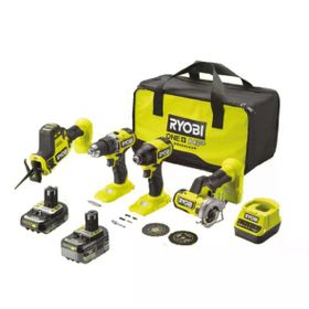 Ryobi RCK184A-252S 5133005693 18 V 2 Ah- 4 Ah Akülü Combo Set