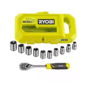 Ryobi RHRS10PC 1/4 10 Parça Cırcırlı Lokma Seti