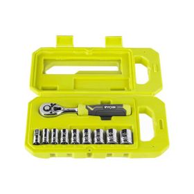 Ryobi RHRS10PC 1/4 10 Parça Cırcırlı Lokma Seti