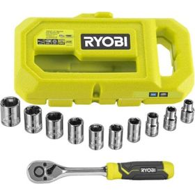 Ryobi RHRS10PC 1/4 10 Parça Cırcırlı Lokma Seti