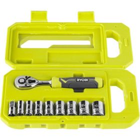 Ryobi RHRS10PC 1/4 10 Parça Cırcırlı Lokma Seti