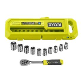 Ryobi RHRS11PC 3/8 11 Parça Cırcırlı Lokma Seti