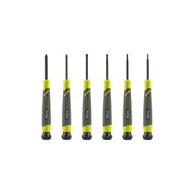 Ryobi RHSDSPC6 Manyetik 6 Adet Hassas Tornavida Seti