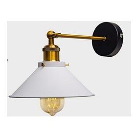 Rys Retro Çap 23 cm Metal Dekoratif Mafsallı Akrobatik Beyaz Duvar Aplik