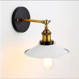 Rys Retro Çap 23 cm Metal Dekoratif Mafsallı Akrobatik Beyaz Duvar Aplik
