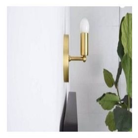 Rys Retro Metal Mat Gold Dekoratif Duvar Aplik