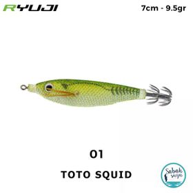 Ryuji 01 Toto Squid 7 cm 9.5 gr Kalamar Zokası